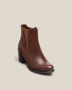 Bottine à Talon ORNE-002 Marron