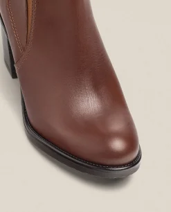 Bottine à Talon ORNE-002 Marron