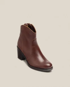 Bottine à Talon ORNE-003 Marron