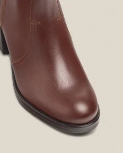 Bottine à Talon ORNE-003 Marron