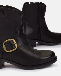 Bottine Plat MONS-001 Noir