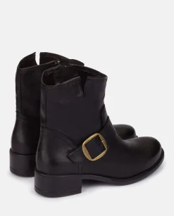 Bottine Plat MONS-001 Noir