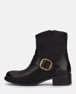 Bottine Plat MONS-001 Noir