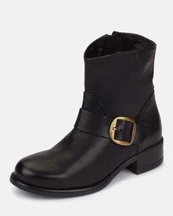Bottine Plat MONS-001 Noir