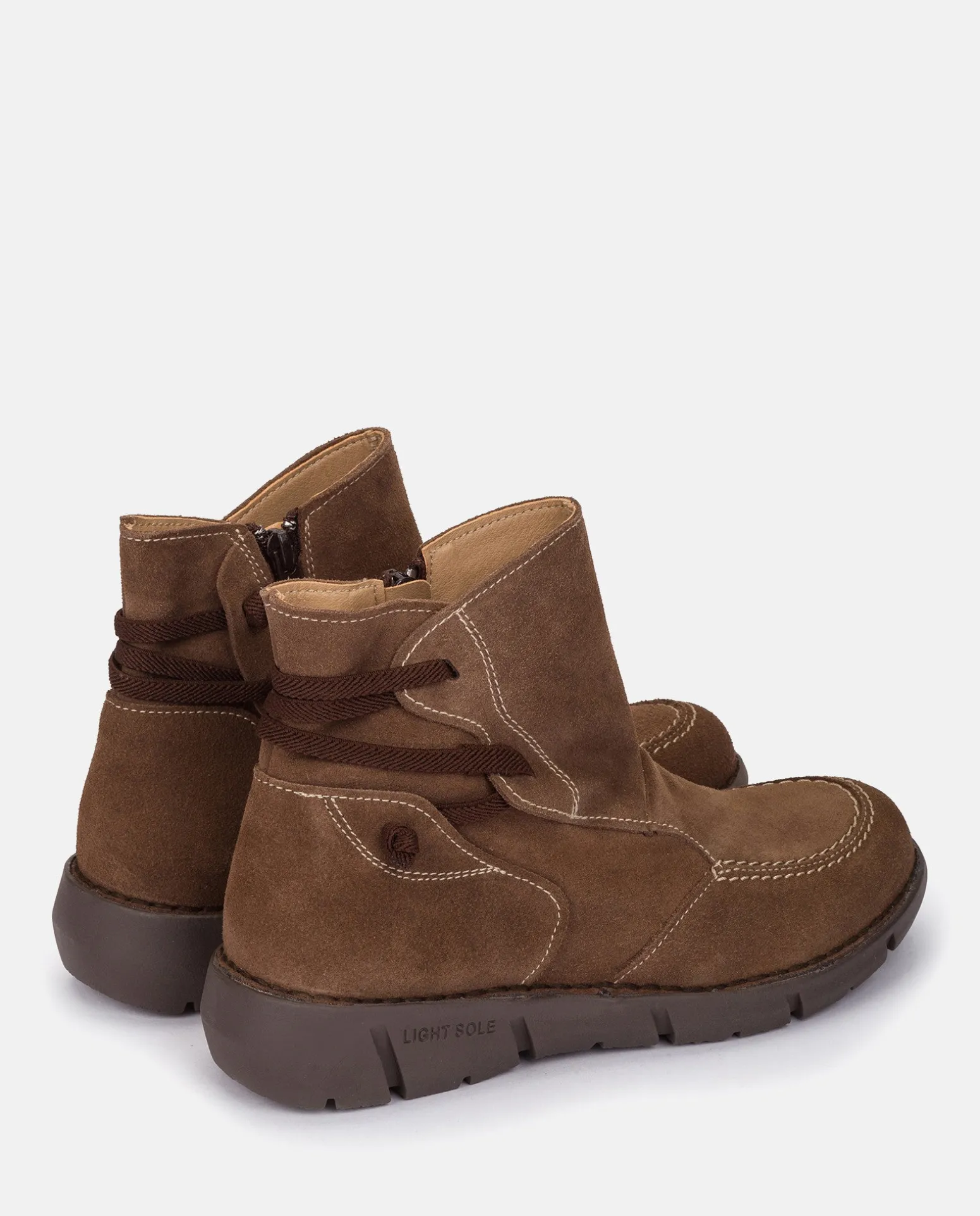 Bottine Plat OLBA-001 Marron