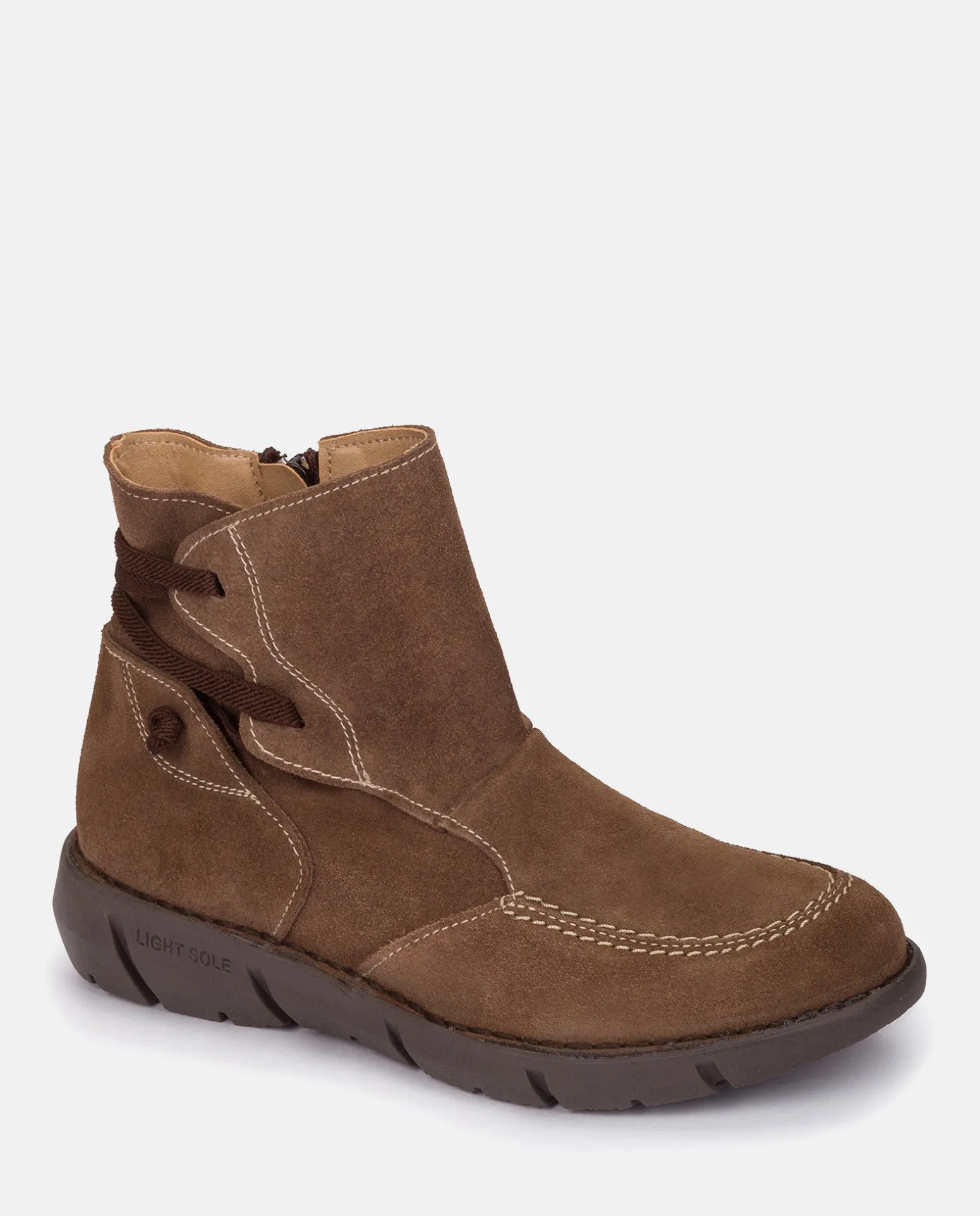 Bottine Plat OLBA-001 Marron