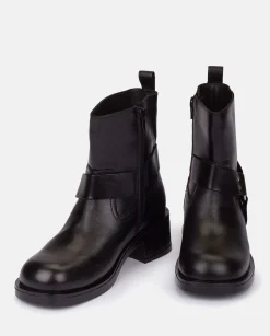 Bottine Plat SPA-005 Noir