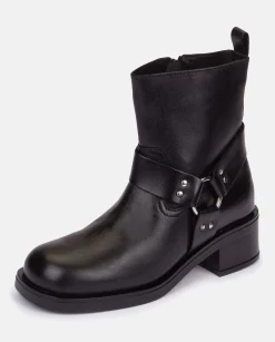 Bottine Plat SPA-005 Noir