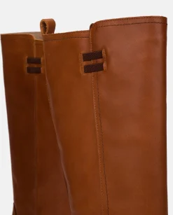 Bottine Plate ATENAS-031 Marron