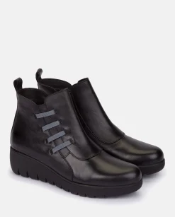 Bottine Plate ATENAS-033 Noir