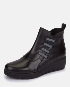 Bottine Plate ATENAS-033 Noir