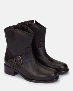 Bottine Plate CAMBRA-001 Noir