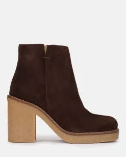 Bottines à Talon GELA-001 Marron