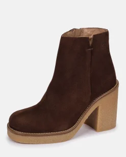 Bottines à Talon GELA-001 Marron