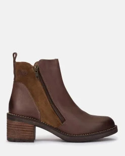 Bottines à Talon MESINA-002 Marron