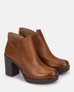 Bottines à Talon PILSEN-004 Marron