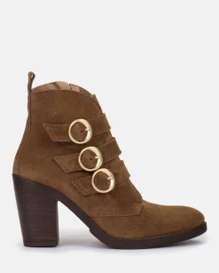 Bottines à Talon TOURS-005 Marron