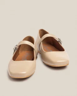 Chaussure Plate LENNA-001 Beige