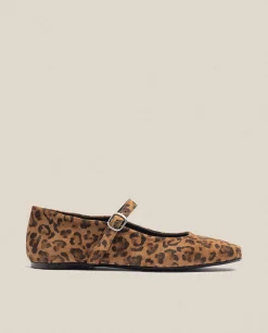 Chaussure Plate LENNA-001 Léopard