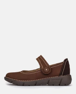 Chaussure Plate OLBA-005 Marron