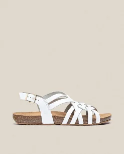 Sandale Plate IBIZA-175 Blanc