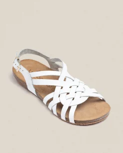 Sandale Plate IBIZA-175 Blanc