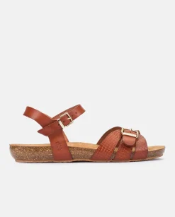 Sandale Plate IBIZA-185 Marron