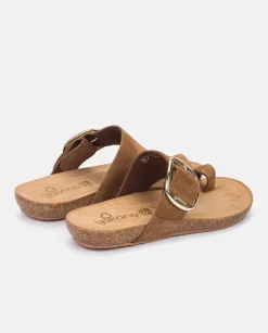 Sandale Plate IBIZA-205 Marron