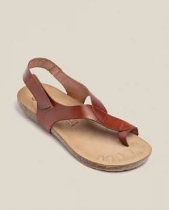 Sandale Plate IBIZA-174 Marron