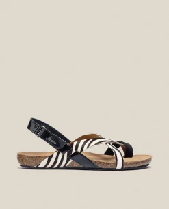 Sandale Plate IBIZA-178 Noir
