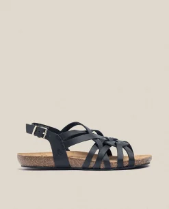 Sandale Plate IBIZA-175 Noir