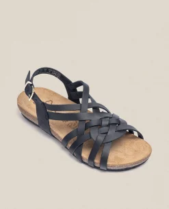 Sandale Plate IBIZA-175 Noir