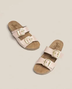 Sandale Plate JERBA-136 Beige