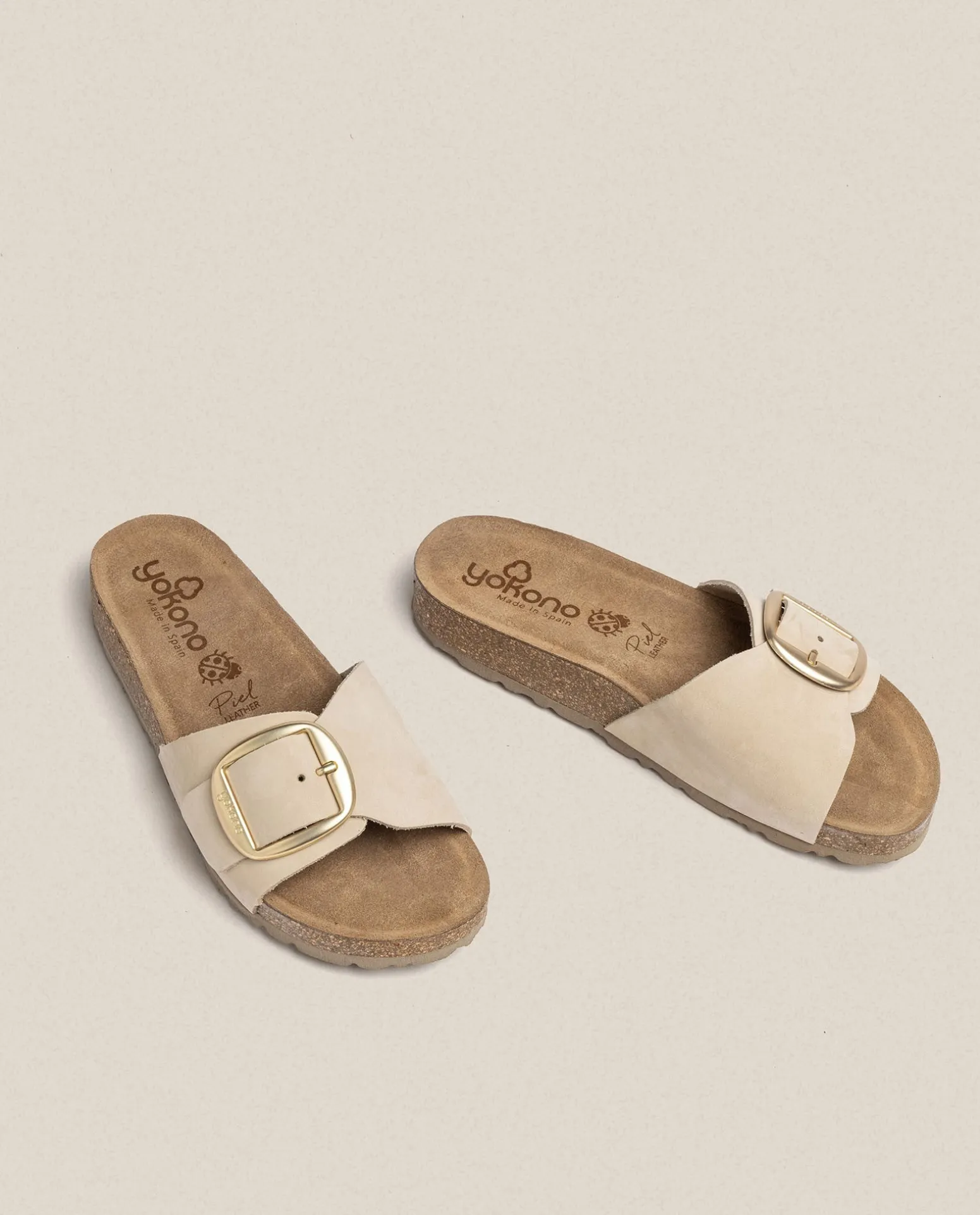 Sandale Plate JERBA-114 Beige