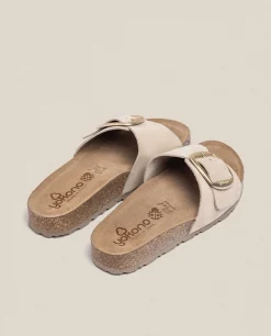 Sandale Plate JERBA-114 Beige
