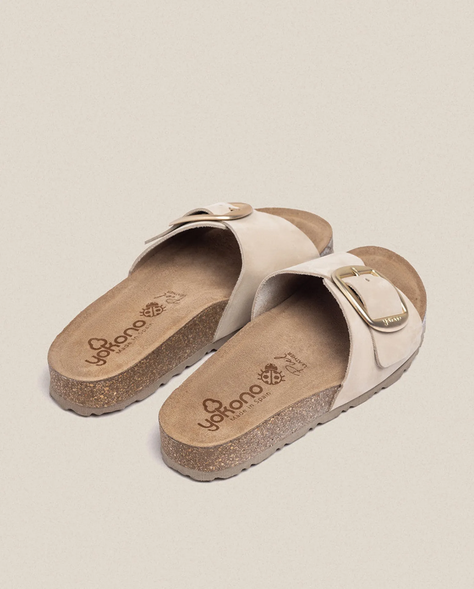 Sandale Plate JERBA-114 Beige