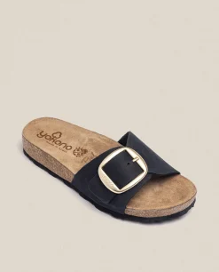 Sandale Plate JERBA-114 Noir