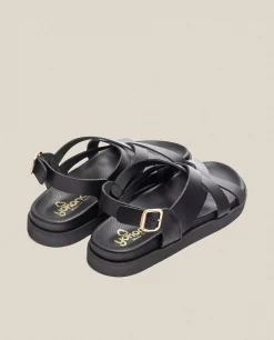 Sandale Plate Morena 005 Noir