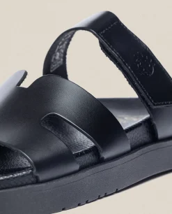 Sandale Plate MORENA-125 Noir