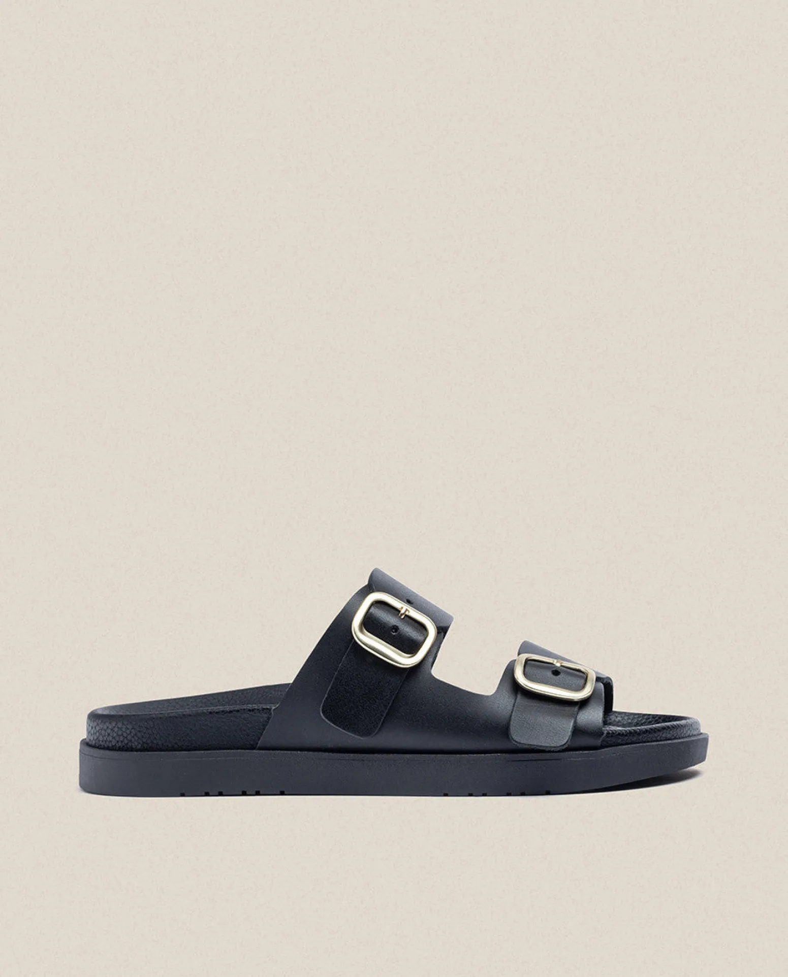 Sandale Plate MORENA-004 Noir