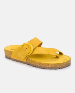 Sandaleplate ROLAN-113 Jaune